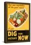 'Dig for Victory WWII War Propaganda Art Print Poster' Posters ...