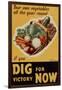 Dig for Victory - WWII War Propaganda-null-Framed Art Print