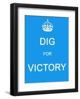 Dig for Victory-null-Framed Art Print