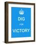 Dig for Victory-null-Framed Art Print