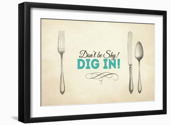 Dig In! 2-null-Framed Giclee Print