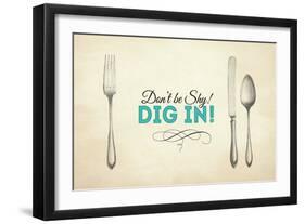 Dig In! 2-null-Framed Giclee Print