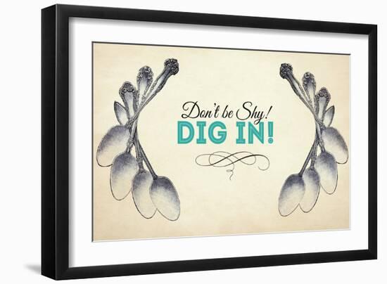 Dig In!-null-Framed Giclee Print