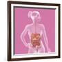 Digestive System, Illustration-Caroline Arquevaux-Framed Giclee Print