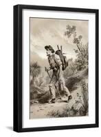 Digger on the Tramp, Australia, 1879-McFarlane and Erskine-Framed Giclee Print