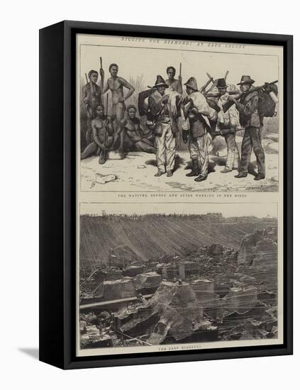 Digging for Diamonds at Cape Colony-null-Framed Stretched Canvas