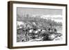 Digging the Panama Canal, 1888-null-Framed Giclee Print