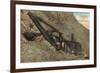 Digging the Panama Canal-null-Framed Art Print