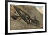 Digging the Panama Canal-null-Framed Art Print