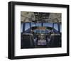 Digital 737 Flight Deck 2005-null-Framed Art Print