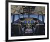 Digital 737 Flight Deck 2005-null-Framed Art Print