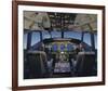 Digital 737 Flight Deck 2005-null-Framed Art Print