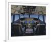 Digital 737 Flight Deck 2005-null-Framed Art Print