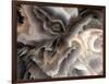 Digital Agate - Natural-null-Framed Art Print