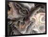 Digital Agate - Natural-null-Framed Art Print