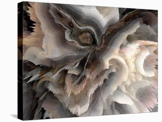 Digital Agate - Natural-null-Stretched Canvas