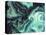 Digital Agate - Teal-null-Stretched Canvas