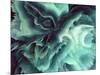 Digital Agate - Teal-null-Mounted Premium Giclee Print