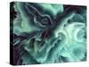 Digital Agate - Teal-null-Stretched Canvas