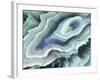 Digital Agate - Teal-null-Framed Art Print