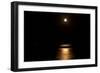 Digital Art Full Moon Over Lake-Anthony Paladino-Framed Giclee Print