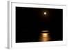 Digital Art Full Moon Over Lake-Anthony Paladino-Framed Giclee Print