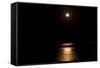 Digital Art Full Moon Over Lake-Anthony Paladino-Framed Stretched Canvas