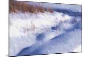 Digital Art Winter Little Snow Mounds-Anthony Paladino-Mounted Giclee Print