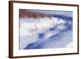 Digital Art Winter Little Snow Mounds-Anthony Paladino-Framed Giclee Print