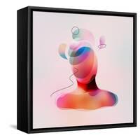 Digital Artwork of Human Mental Energy-Anatoliy Babiy-Framed Stretched Canvas