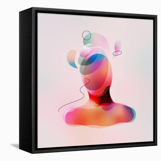 Digital Artwork of Human Mental Energy-Anatoliy Babiy-Framed Stretched Canvas