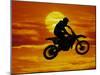 Digital Composite of Motocross Racer Doing Jump-Steve Satushek-Mounted Premium Photographic Print