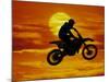 Digital Composite of Motocross Racer Doing Jump-Steve Satushek-Mounted Photographic Print
