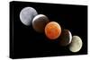 Digital Composite of Total Lunar Eclipse-null-Stretched Canvas