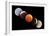 Digital Composite of Total Lunar Eclipse-null-Framed Premium Photographic Print