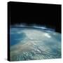 Digital Illustration of Aurora Borealis from Space-Photodisc-Stretched Canvas