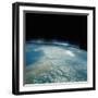 Digital Illustration of Aurora Borealis from Space-Photodisc-Framed Photographic Print