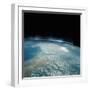 Digital Illustration of Aurora Borealis from Space-Photodisc-Framed Photographic Print