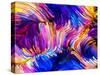 Digital Paint Series. Swirls of Fractal Brushstrokes on the Subject of Creativity and Art.-agsandrew-Stretched Canvas