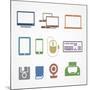 Digital Stuff Icons-tovovan-Mounted Art Print