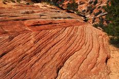 Red Rock Wave-digital94086-Mounted Photographic Print