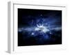 Digitally Generated Image of a Planet in Outer Space-null-Framed Photographic Print