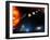 Digitally Generated Image of Our Solar System And Points Beyond-Stocktrek Images-Framed Premium Photographic Print