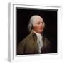 Digitally Restored American History Painting of President John Adams-null-Framed Art Print