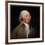 Digitally Restored American History Painting of President John Adams-null-Framed Art Print