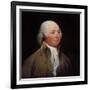 Digitally Restored American History Painting of President John Adams-null-Framed Art Print