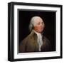 Digitally Restored American History Painting of President John Adams-null-Framed Art Print