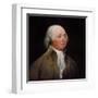 Digitally Restored American History Painting of President John Adams-null-Framed Art Print