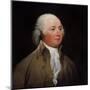 Digitally Restored American History Painting of President John Adams-null-Mounted Art Print