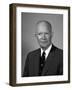 Digitally Restored American History Photo of President Dwight Eisenhower-null-Framed Photographic Print